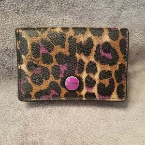 Authentic Coach ocelot small wallet